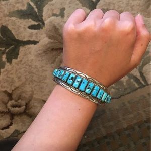 Native American Turquoise Cuff Bracelet
